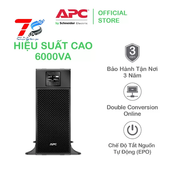Bộ Lưu Điện Online APC Smart-UPS SRT6KXLI (6KVA/6KW)